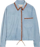 Marni Suede Drawstring Overshirt