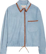Marni Suede Drawstring Overshirt