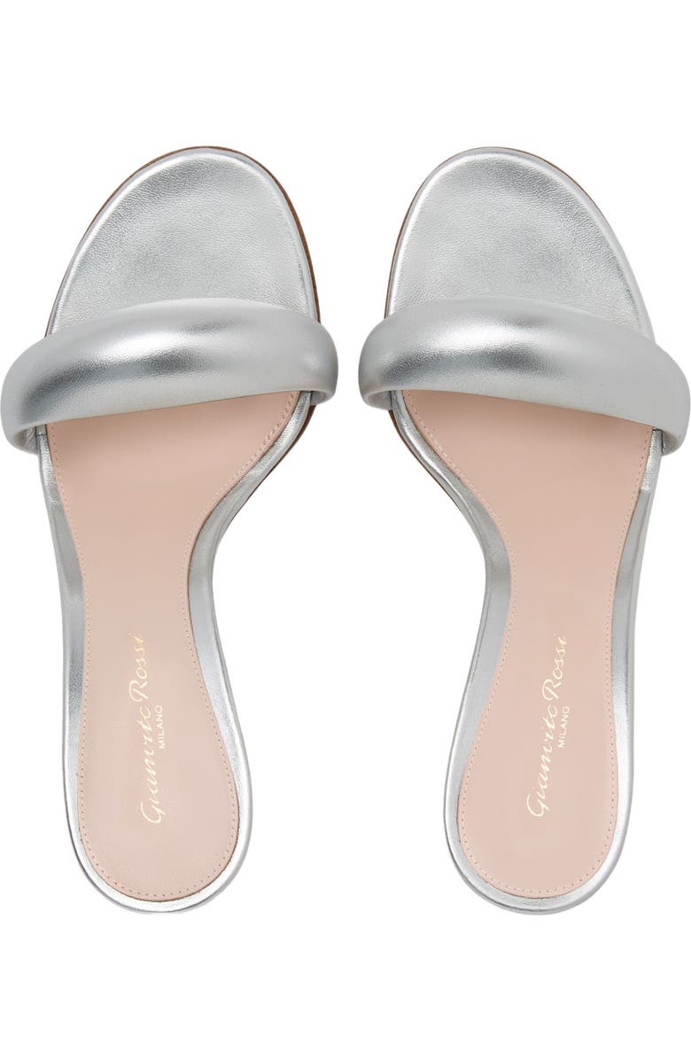 Gianvito Rossi Bijoux Mule 85, Alternate, color, Silver