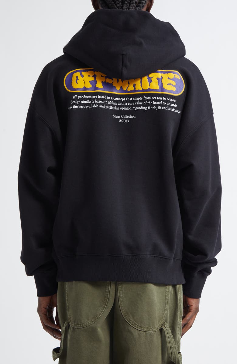 Off-White Puffy Logo Skate Hoodie, Alternate, color,