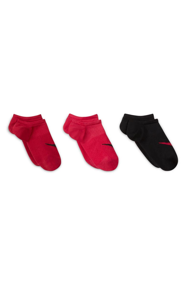 Nike Everyday Plus Assorted 3-Pack No-Show Socks, Main, color, 