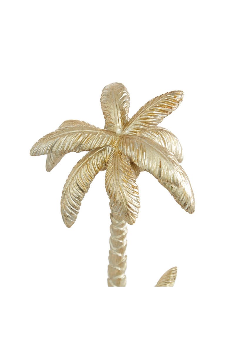 Palm Tree SculpturePolyresinGold, Alternate, color, GOLD