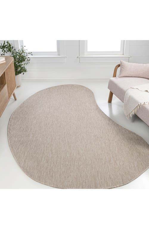 Jonathan Y Evan Modern Rustic Organic Curve Indoor/outdoor Shaped Area Rug