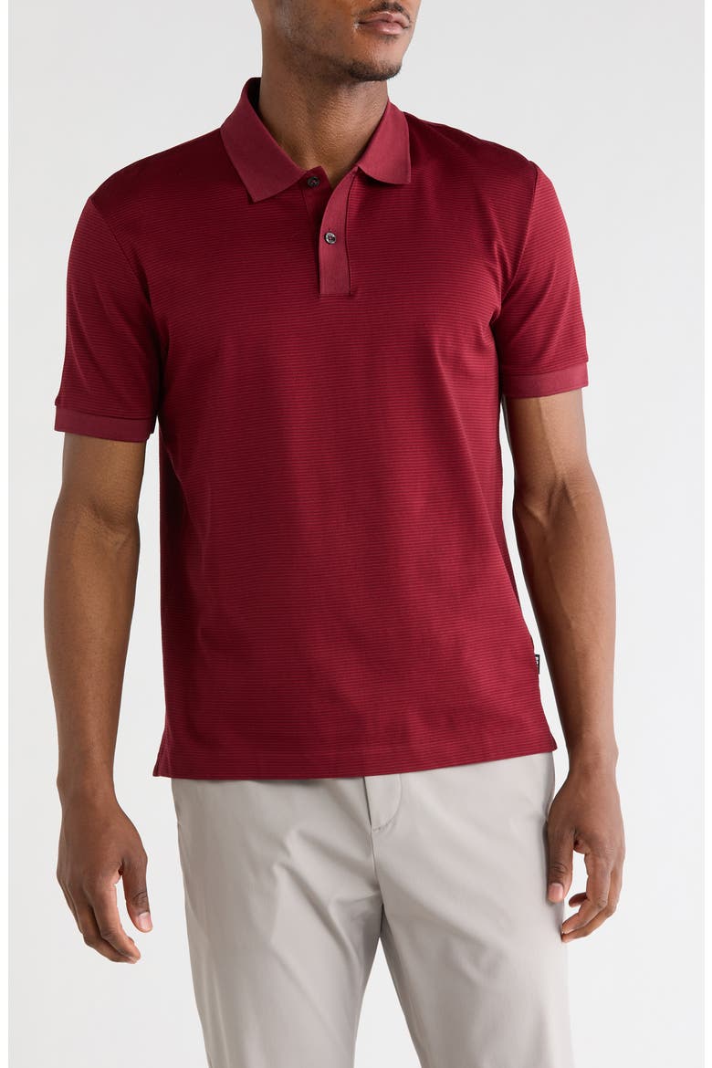 Parlay Cotton Polo, Main, color, DARK RED