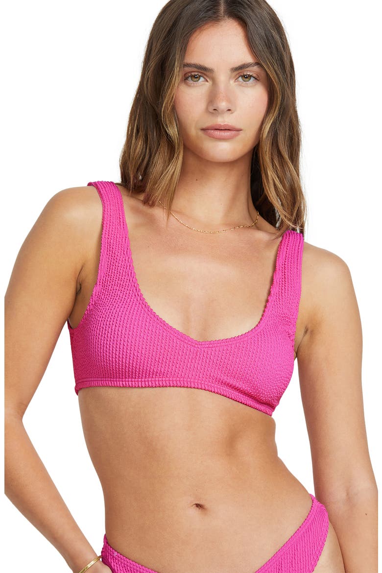 Summer High Jesse Bikini Top, Alternate, color, FIESTA PINK
