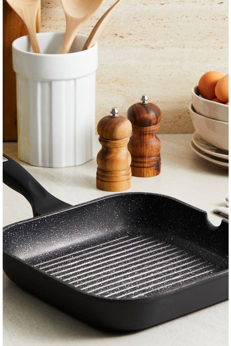 GRANITE Grill Pan 11", Alternate, color, BLACK