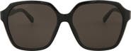 Balenciaga 58mm Oversized Square Sunglasses