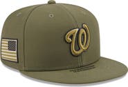 New Era Men's New Era Olive Washington Nationals 2026 Armed Forces Day 59FIFTY Fitted Hat