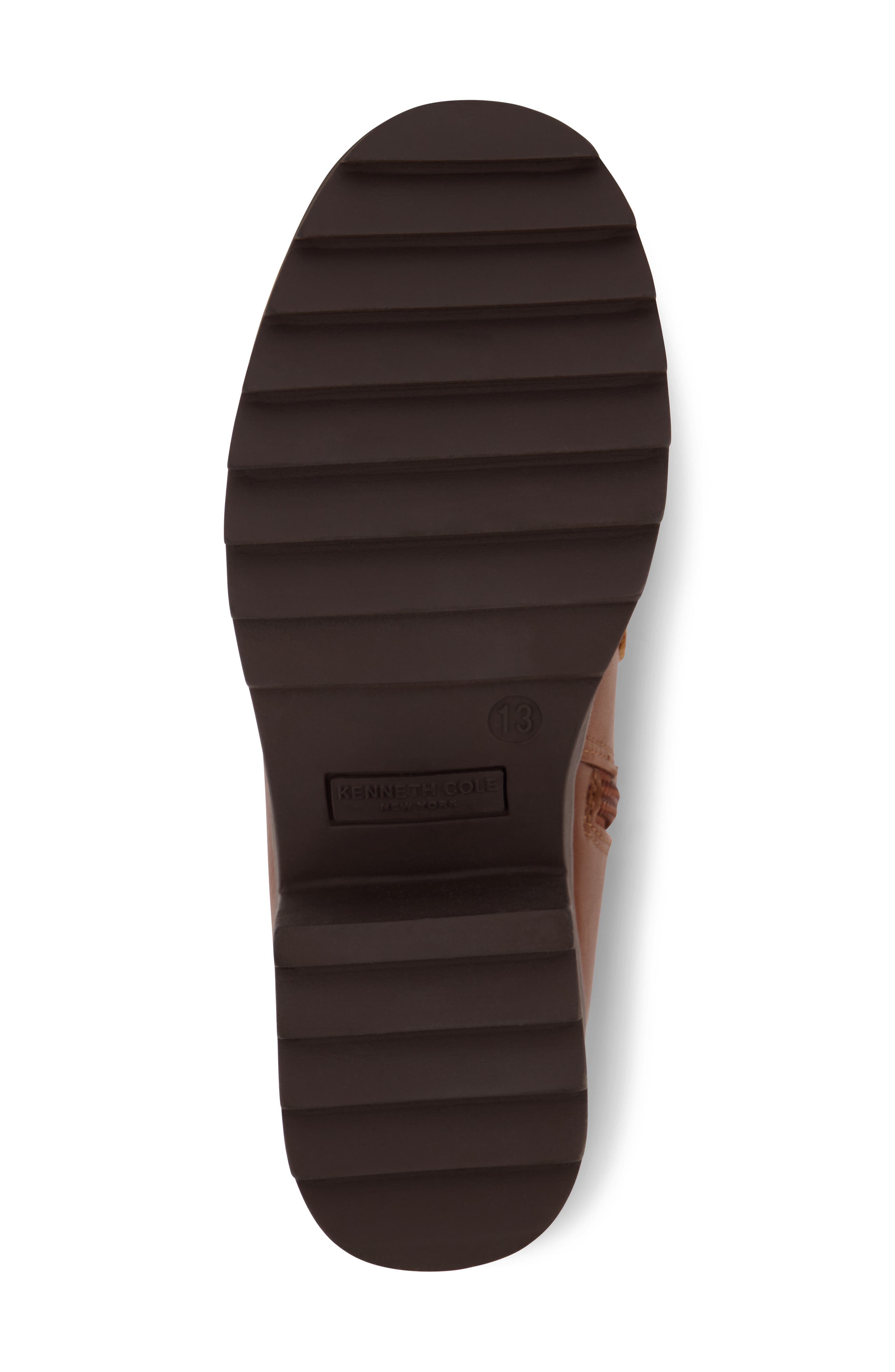 Kenneth Cole Kids' Terri Faux Shearling Hiker Boot, Alternate, color, Cognac