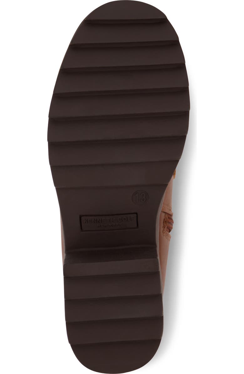 Kenneth Cole Kids' Terri Faux Shearling Hiker Boot, Alternate, color, Cognac