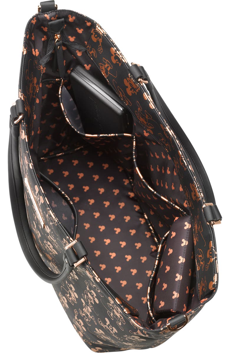 Petunia Pickle Bottom x Disney Downtown Mickey Mouse Diaper Tote, Alternate, color,