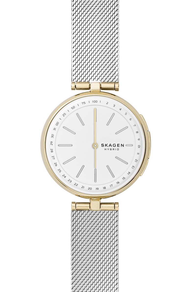 Skagen Signature T-Bar Hybrid Smartwatch, 36mm, Main, color, 