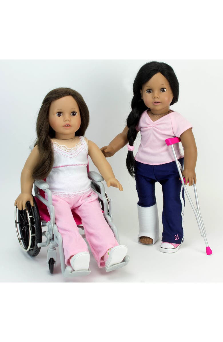 Teamson Kids Sophia's Doll Wheelchair & Crutch Set, Alternate, color, 