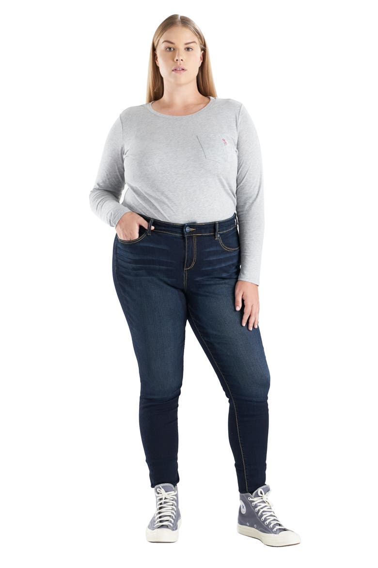 Crewneck Long Sleeve Pocket T-Shirt, Alternate, color, HEATHER GREY