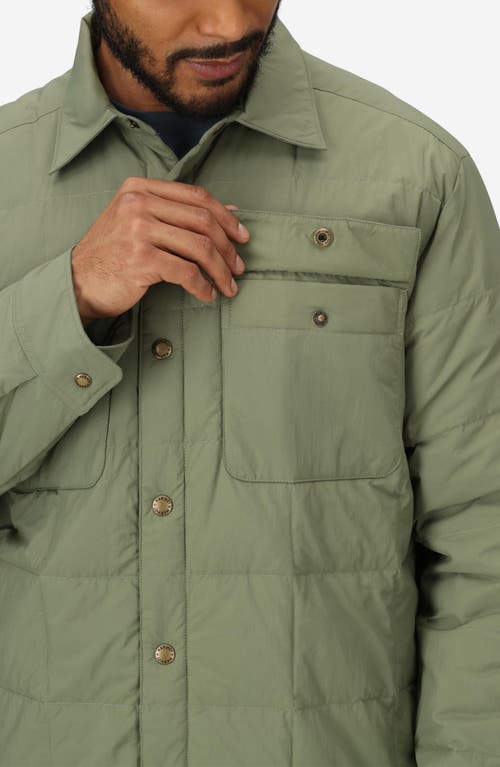 Marmot Ares 700 Fill Power Down Shacket In Green