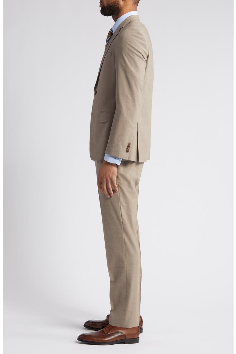 Huge Stretch Wool Suit, Alternate, color, MEDIUM BEIGE