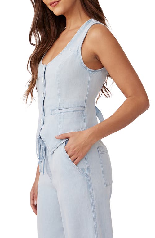 Bella Dahl Back Belt Denim Vest