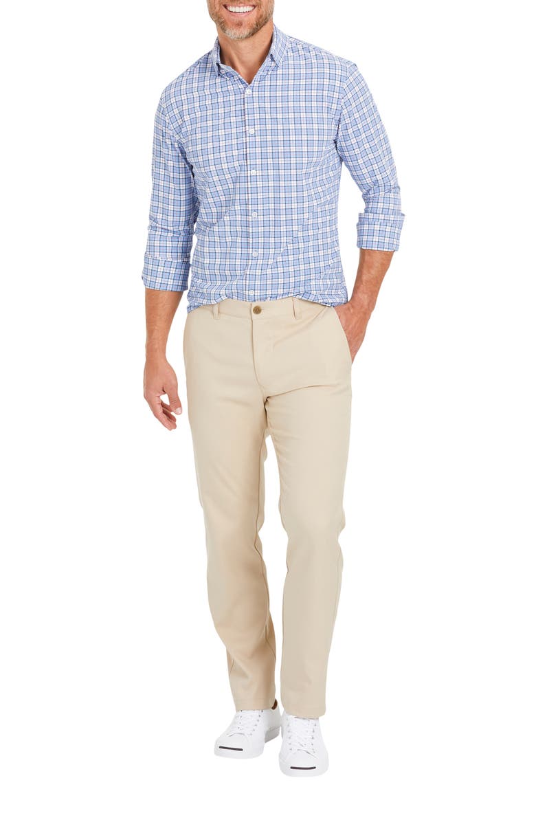 Mizzen+Main Lightweight Leeward Plaid Performance Button-Up Shirt, Alternate, color, 