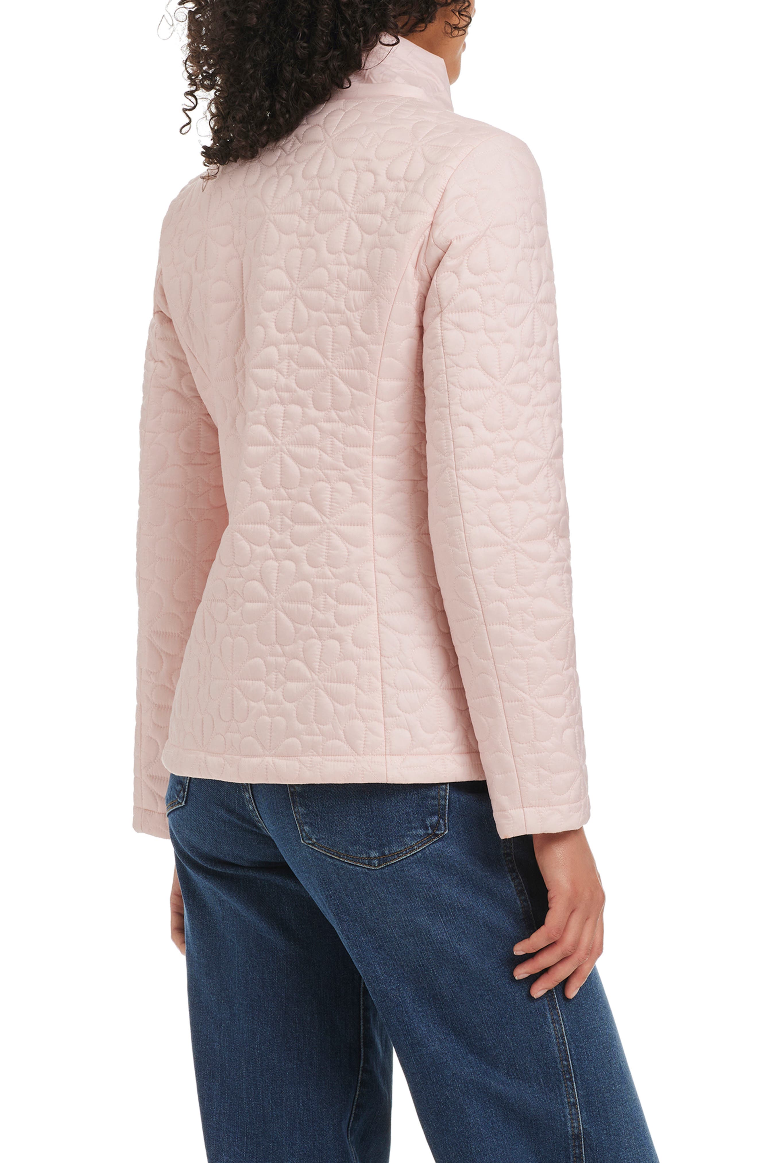 Kate Spade New York short spade flower quilted jacket (Women