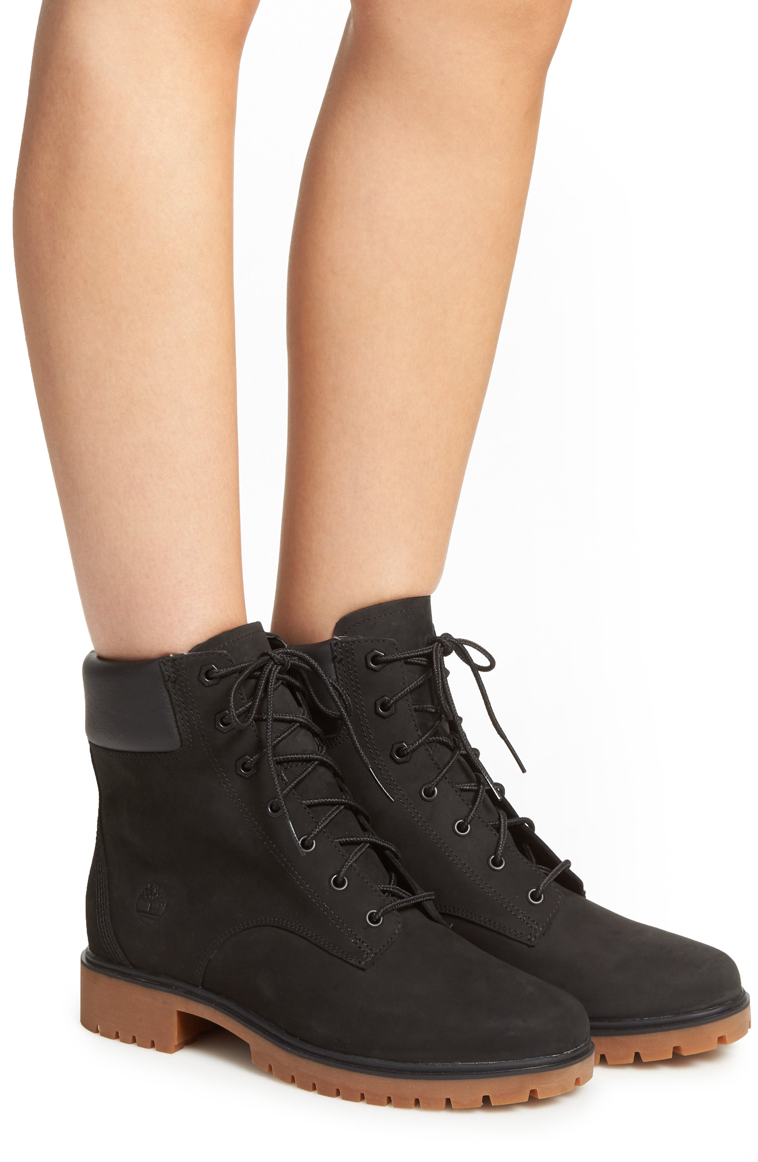 Timberland Jayne Waterproof Hiking Bootie, Alternate, color, 