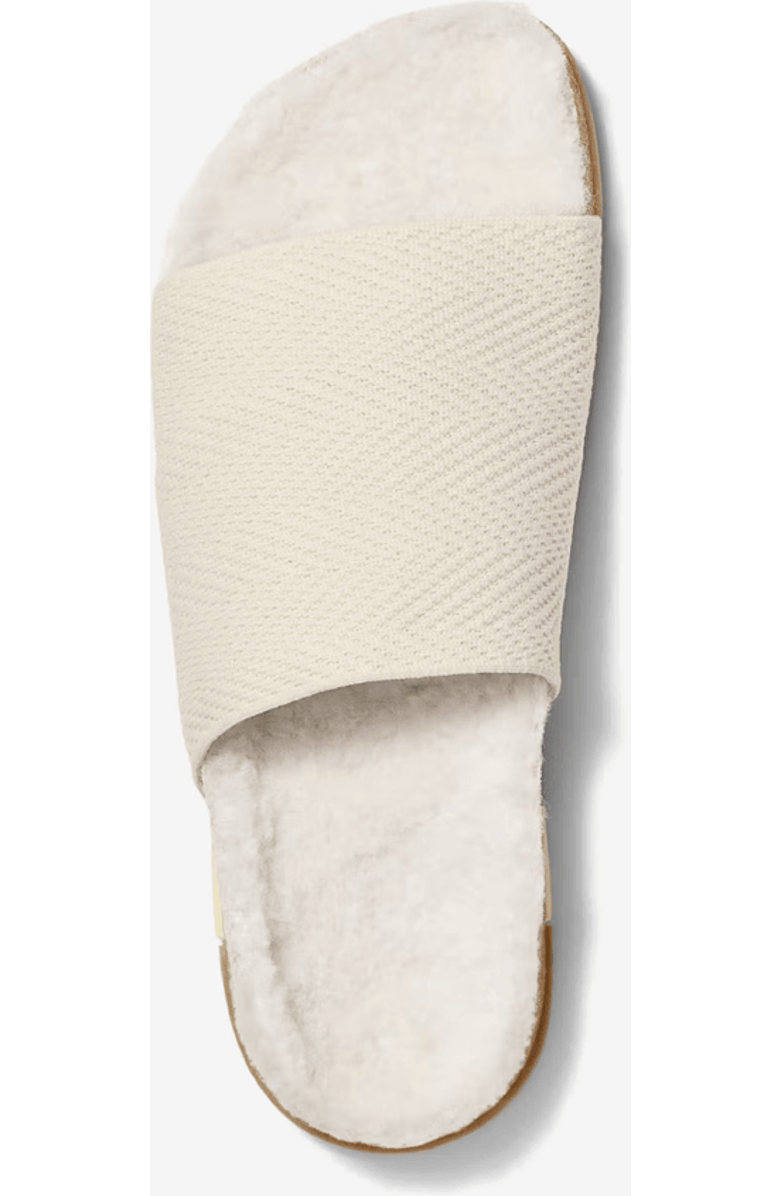 MESSAGE Cozy Shaw Slide, Alternate, color, Creme Brulee