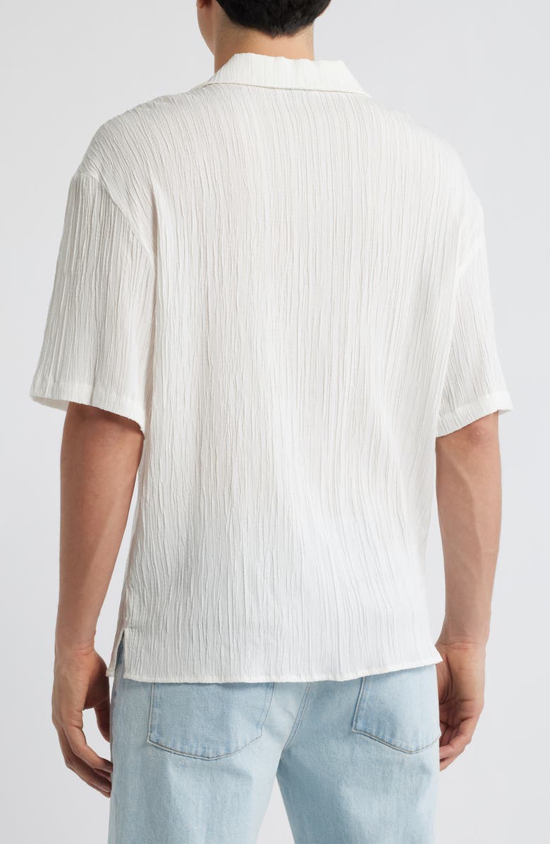 KROST Textured Camp Shirt, Alternate, color, White