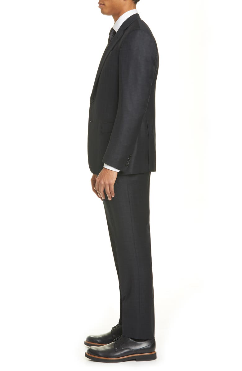 Giorgio Armani Trim Fit Check Wool Suit, Alternate, color, 