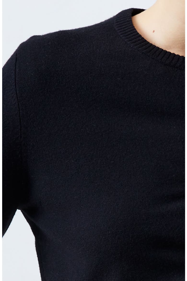 Crop Cardigan, Alternate, color, BLACK
