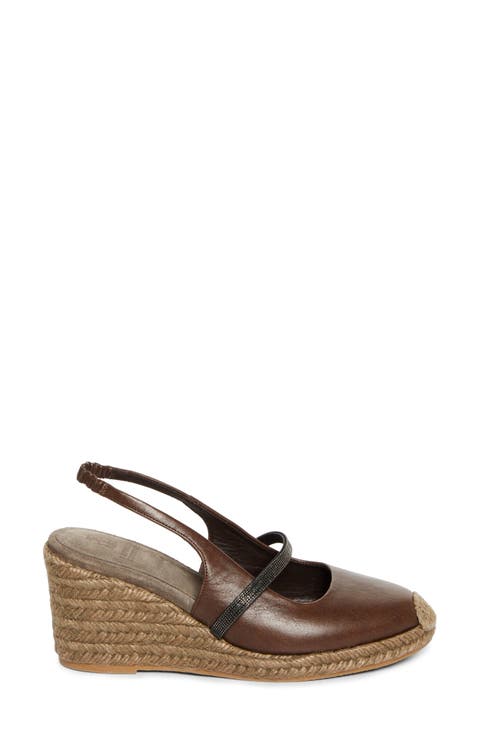 シューズ・サンダルその他 BRUNELLO CUCINELLI Woman High heel shoes Brown MZSLC2967 BRUNELLO CUCINELLI Woman High heel shoes Brown MZSLC2967