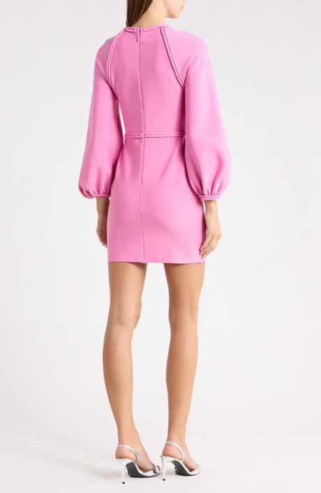 Coralene Long Sleeve Minidress