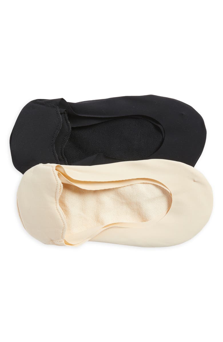 Hue HeelBliss Assorted 2-Pack Cushioned No-Show Socks, Main, color, Assorted Pack