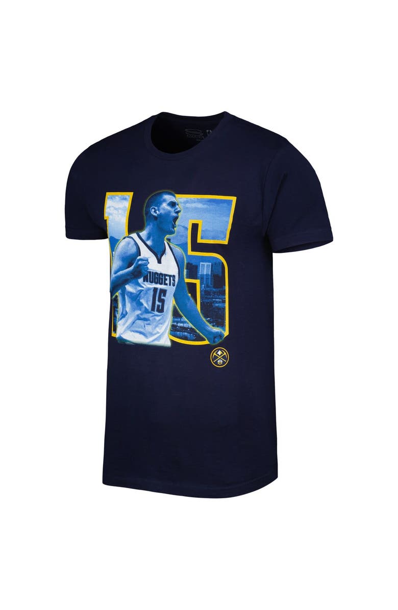 Stadium Essentials Unisex Stadium Essentials Nikola Jokic Navy Denver Nuggets Player Skyline T-Shirt, Alternate, color, Navy