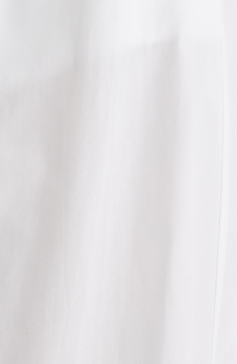 BOSS Talini Cotton Wide Leg Pants, Alternate, color, Bright White