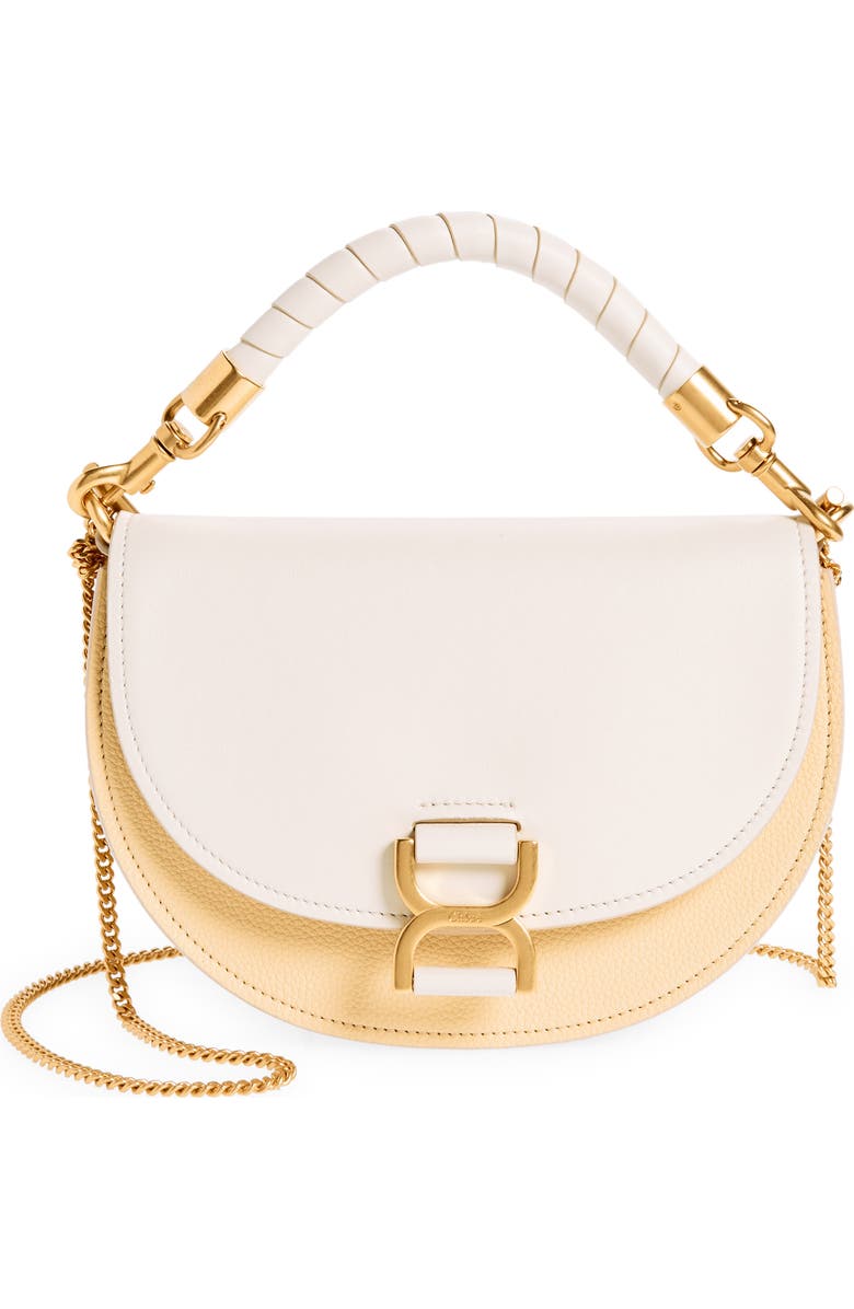 Chloé Small Marcie Colorblock Leather Top Handle Bag, Main, color,