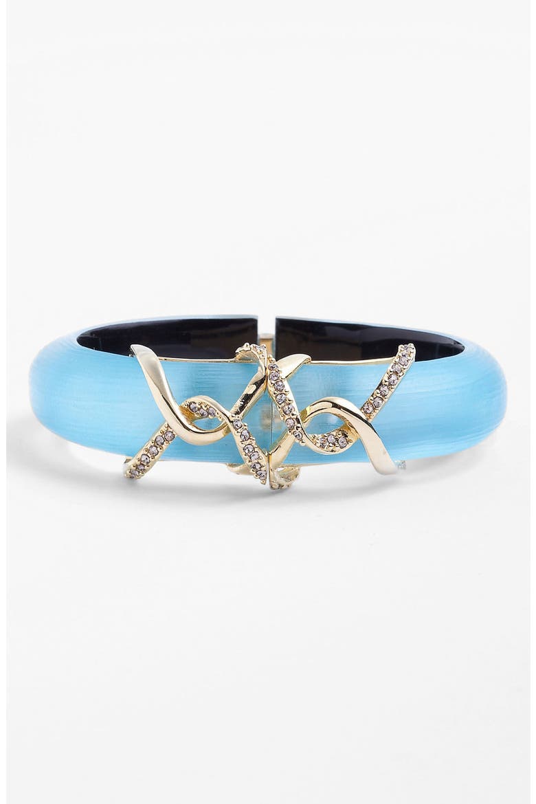 'Lucite® - Mod' Wrap Bracelet (Nordstrom Exclusive), Main, color, LIGHT TURQUOISE