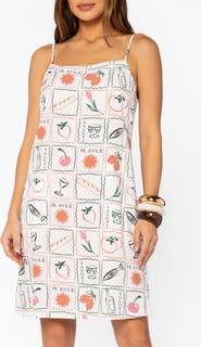 EMPHASIS Brianne Linen Minidress
