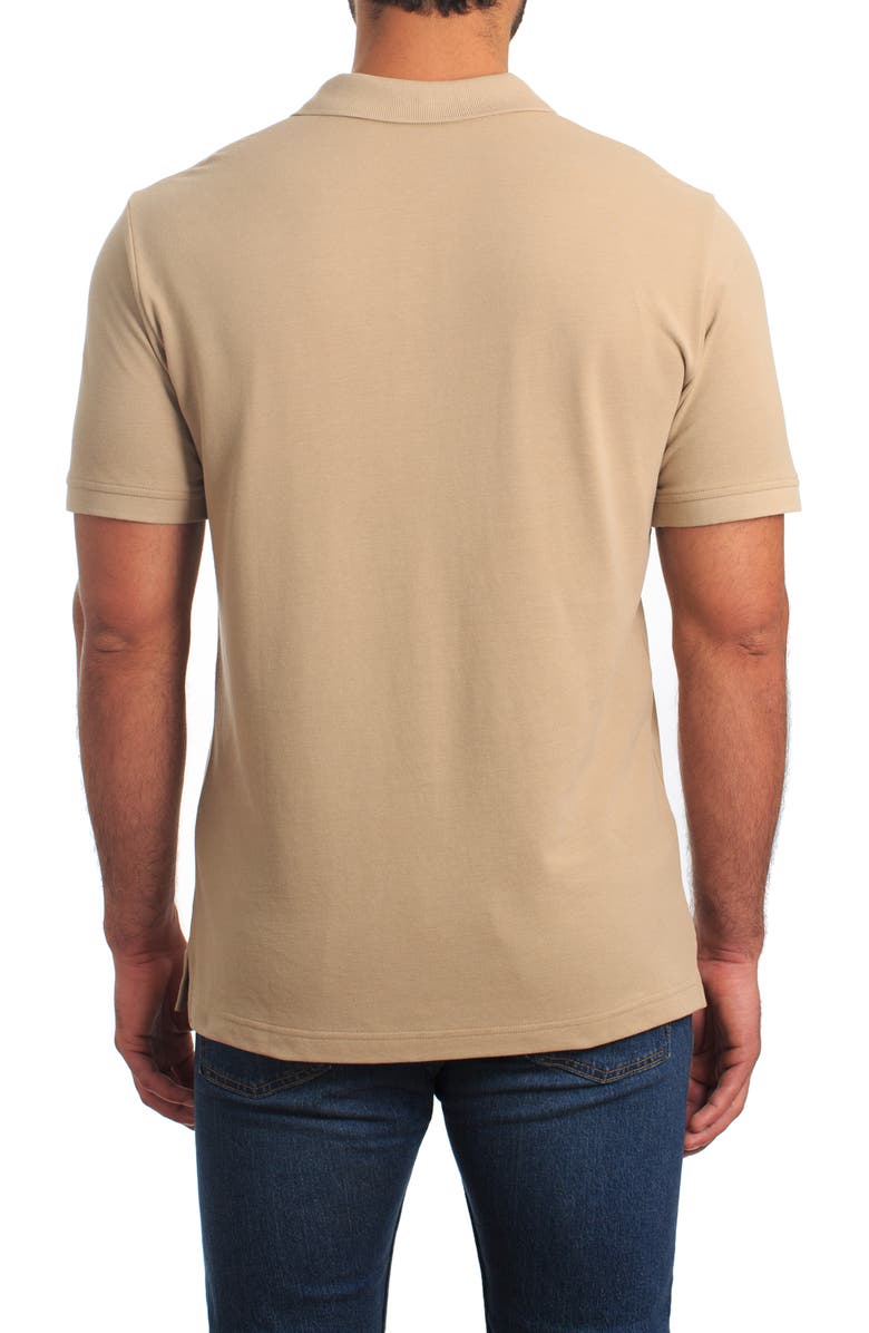 Jared Lang Lightning Bolt Embroidered Polo, Alternate, color, 