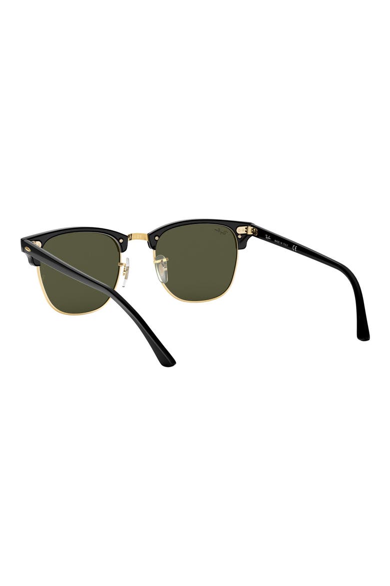 'Clubmaster' 49mm Sunglasses, Alternate, color, BLACK