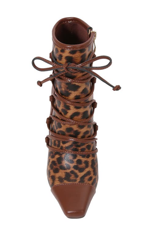 Ninety Union Farah Square Toe Bootie In Brown