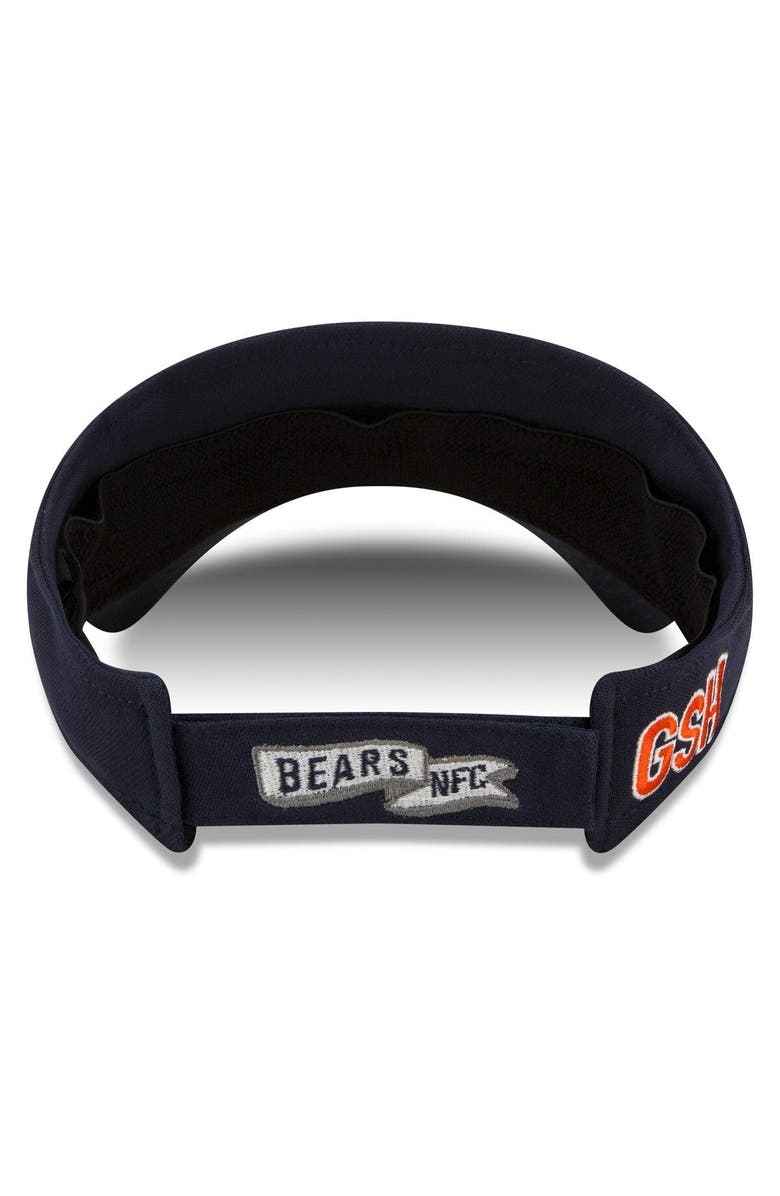 New Era Men's New Era Navy Chicago Bears 2022 Sideline Adjustable Visor, Alternate, color, 