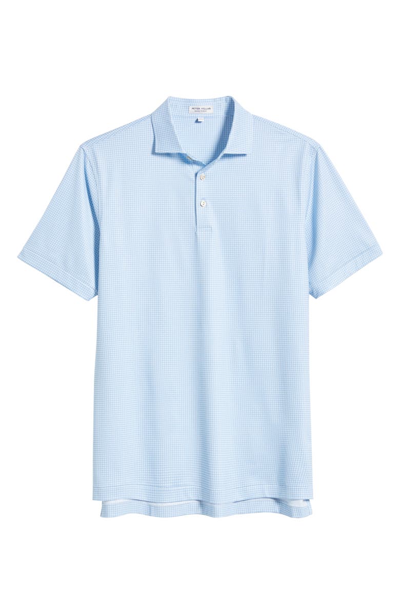 Peter Millar Orbit Microprint Performance Jersey Polo, Alternate, color,