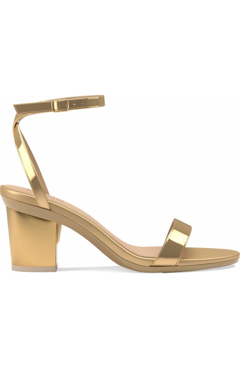 Pashion Footwear The Brenna 3" Block, Alternate, color, Gold