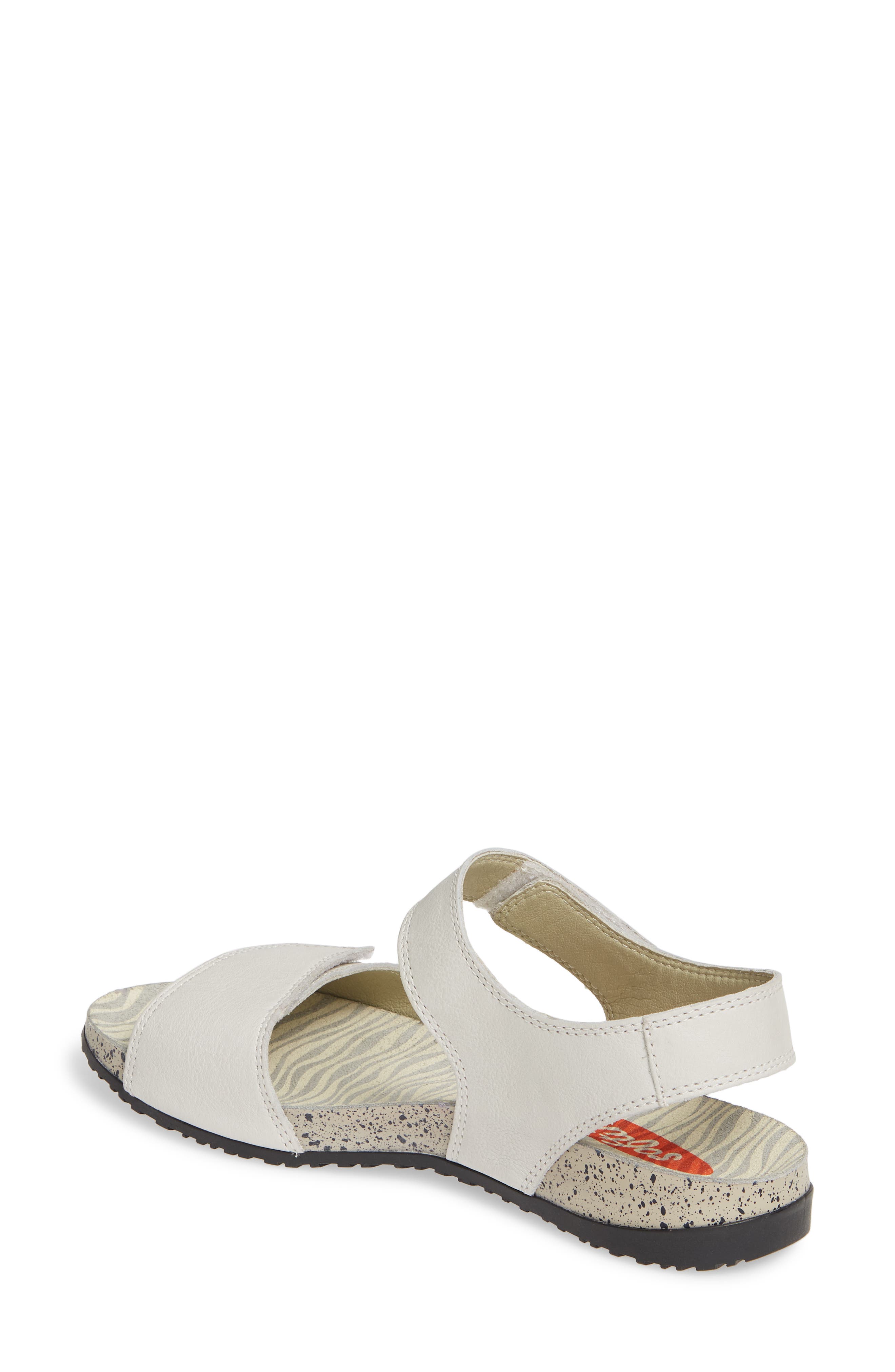 Kiva Sandal, Alternate, color, WHITE LEATHER
