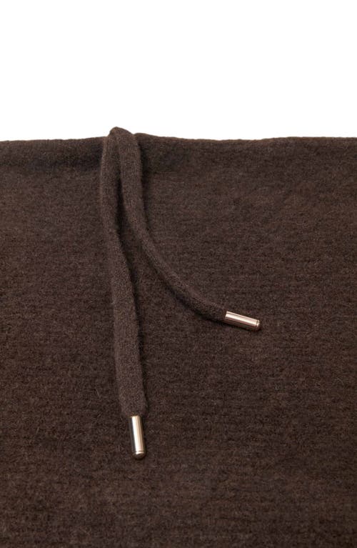 Maje Yak Wool Balaclava In Brown