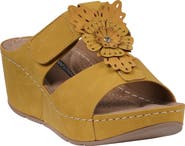 GC SHOES Talia Flower Wedge Sandal