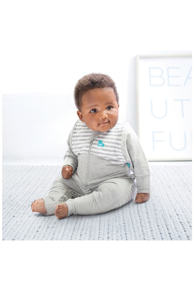 Swaddle Up™ Transition Sleep Suit, Alternate, color, STRIPE GRAY