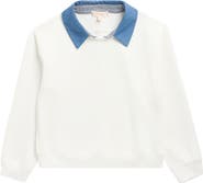 Walking on Sunshine Kids' Contrast Collar Sweatshirt