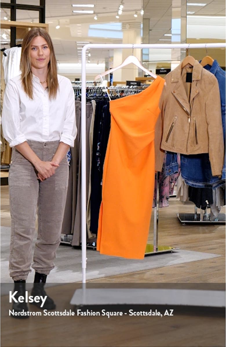 Nadene One-Shoulder Midi Dress, sales video thumbnail