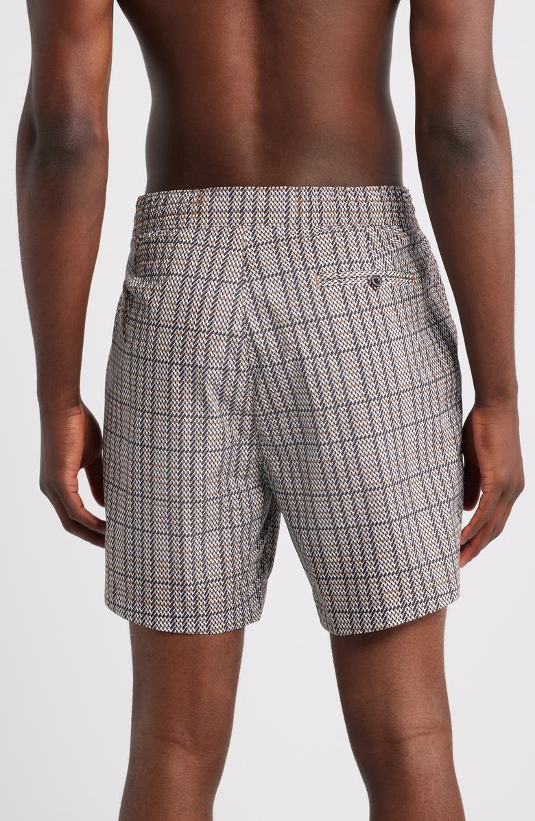 BOSS Beach to Bar Swim Trunks, Alternate, color, Black