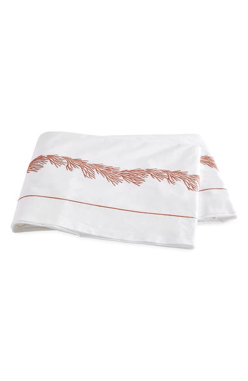 Matouk Atoll 520 Thread Count Cotton Percale Flat Sheet